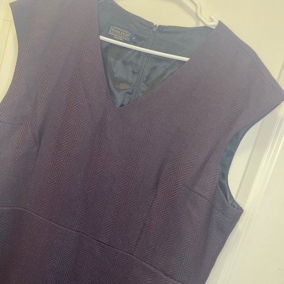 Pendleton 100% Virgin Wool Tweed ShiftDress - Picture 4 of 6